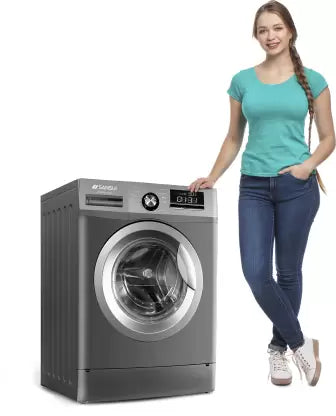 Sansui 6 kg Steam Wash Fully Automatic Front Load Washing Machine with In-built Heater Silver, Grey (JSX60FFL-2022C) (OPEN BOX) Sansui 6 kg Steam Wash Fully Automatic Front Load Washing Machine with In-built Heater Silver, Grey (JSX60FFL-2022C) (OPEN BOX)